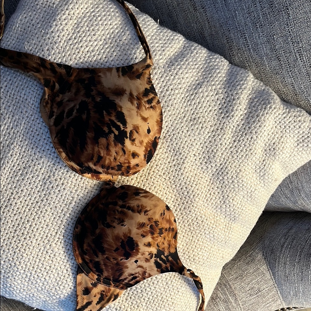 Leopard Print Bra